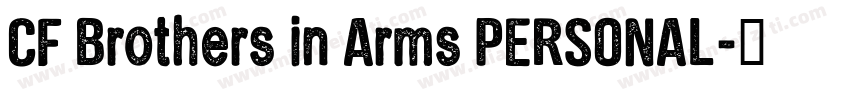 CF Brothers in Arms PERSONAL字体转换